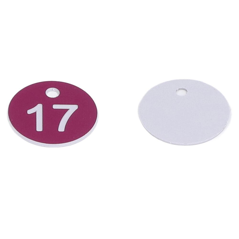 50Pcs Round Shape Beehive Markers Numbered 1-50 Apiary Labels Breeding Mark Labels Apiary Use