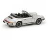 Schuco Scale Porsche 911 Carrera Cabriolet 1989 Silver 1/87 3.2
