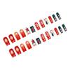 24PCS Christmas Fake Nails with Snowflake Print with Zero Pressure On the Nail Bed Design for Manicure Lovers and Beauty Bloggers