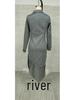 2025 Western Cowboy Style Suede Tassel Slim Fit Long Sleeve Dress