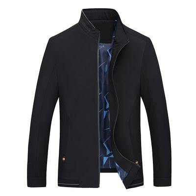Heren Casual Jas Herfst Strijkvrij Papa Jas Mode Revers Middelbare Leeftijd Jas Heren