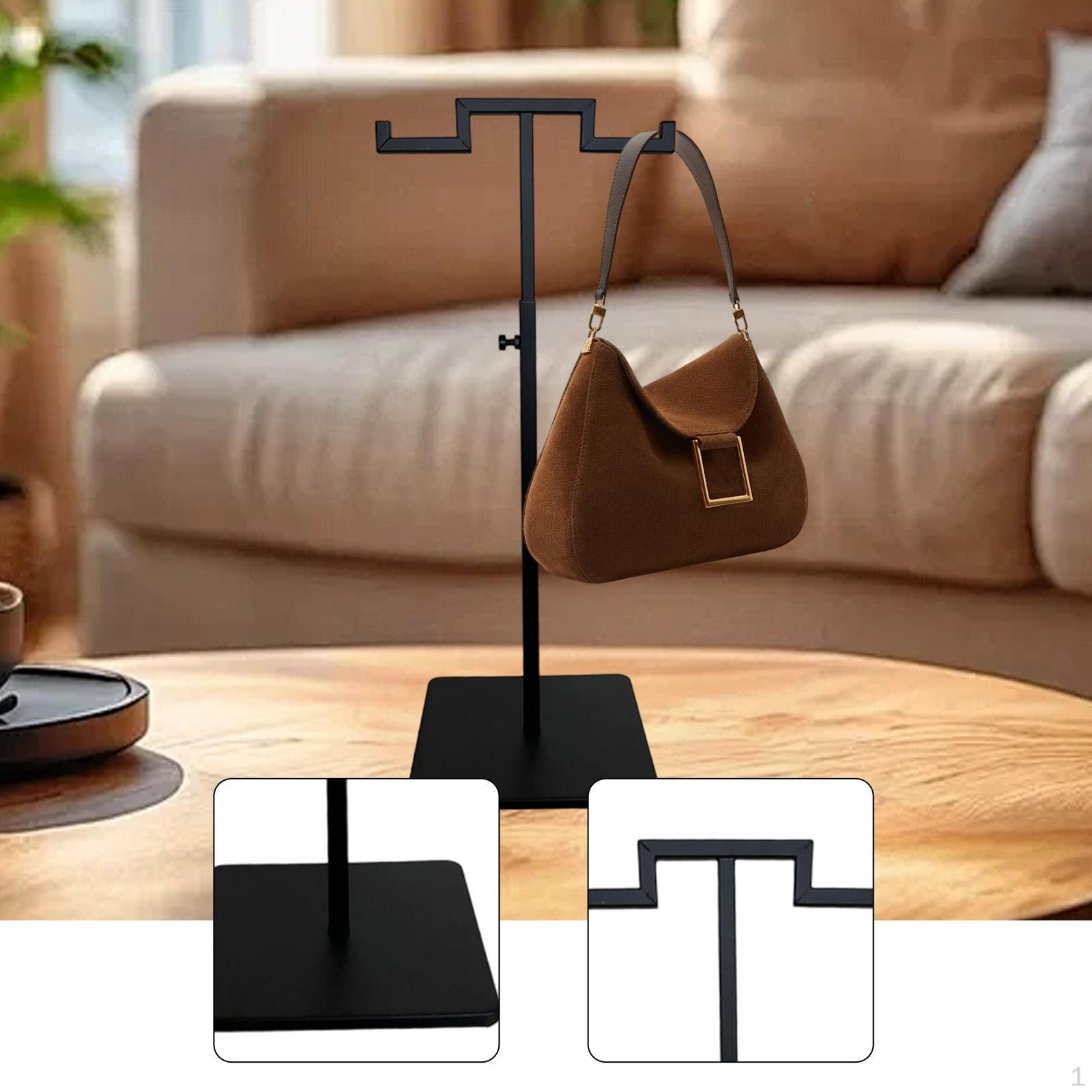 Purse Display Stand Jewelry Organizer Tabletop Handbag Countertop Hanging Rack for Exhibitions