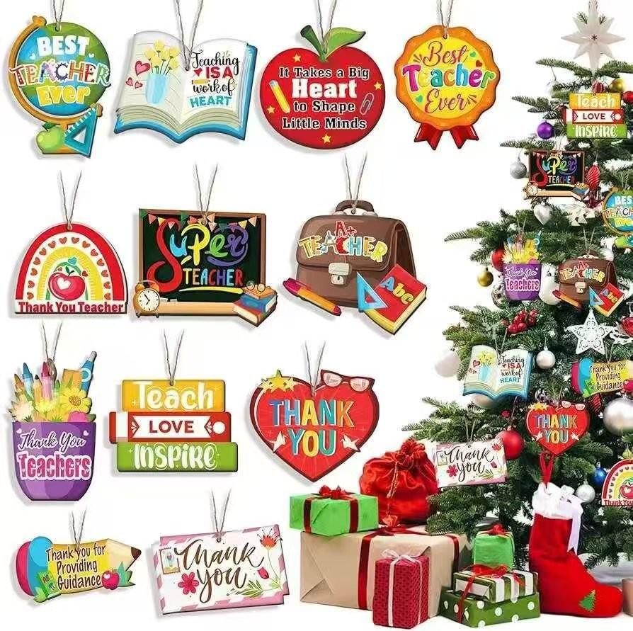 12-Piece Back-to-School Hanging Decorations for Welcome Party