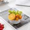 Clear Island Glass Fruit Plate