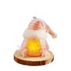 Pink Christmas Tree Pendant Creative Christmas Doll Glowing Faceless Santa Claus  Holiday