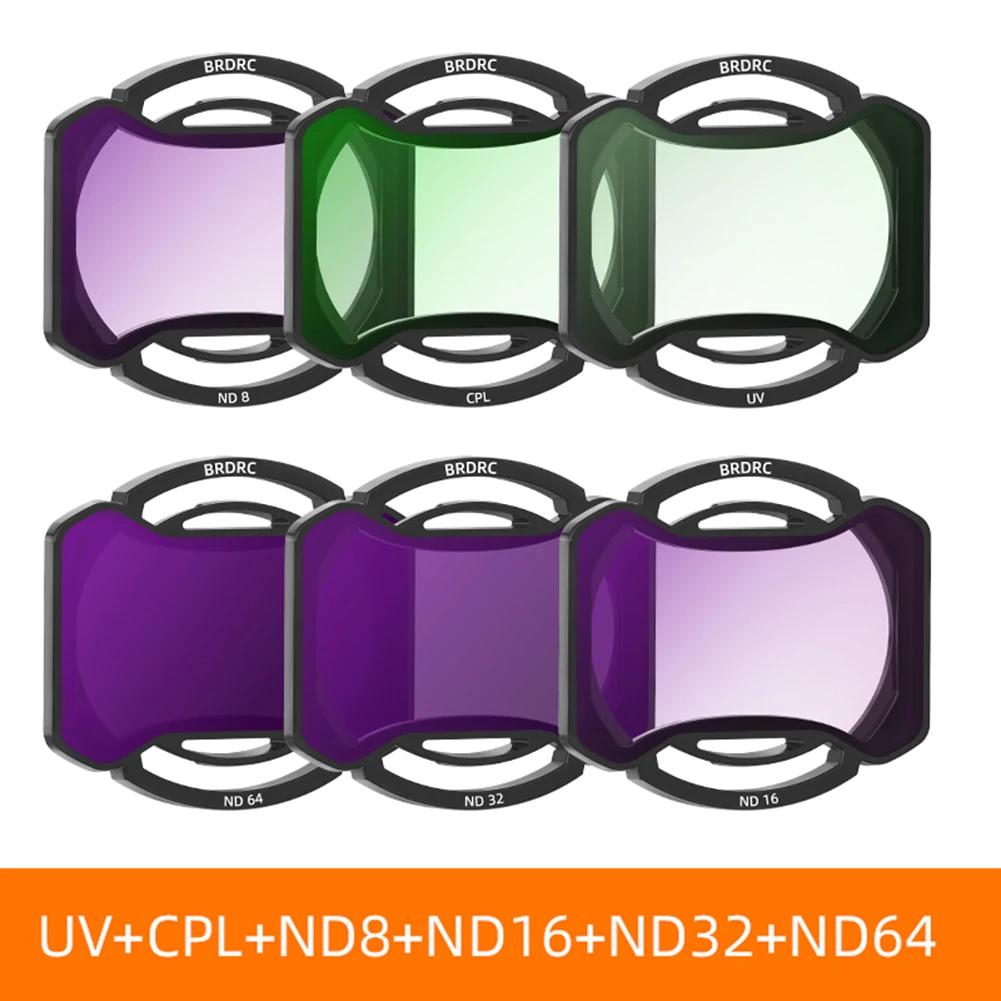 Pro dron Avata 2 Sada filtrů na objektiv UV CPL ND8 ND16 ND32 ND64 Neutrální hustota Kamera Objektiv ND filtr Vícevrstvý HD