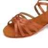Women Latin Dance Shoes Satin Soft Soled Girls KBallroom Dancing Shoes Heeled 3.5CM