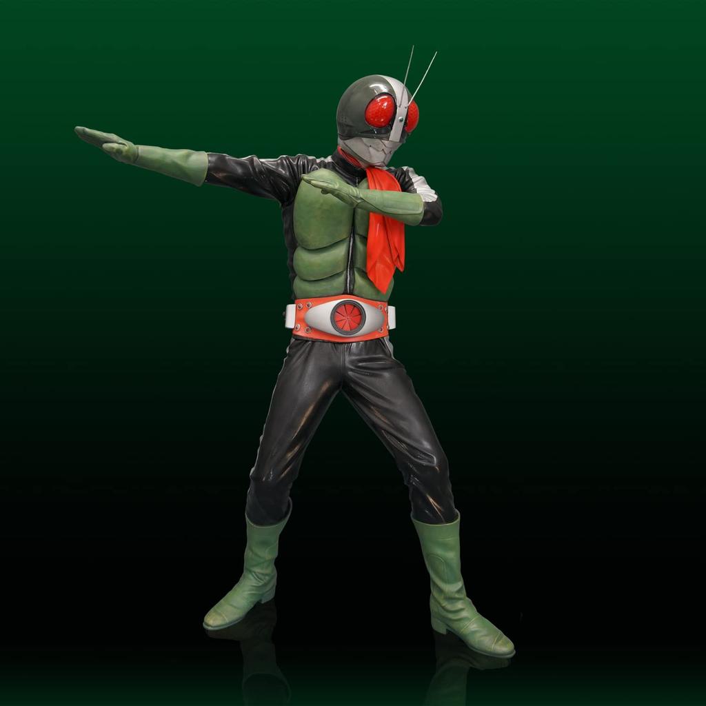 Kamen Rider 2 Mega Kit Vinil Moale Reeditare Aproximativ 40cm Asamblare Moale Verde Nu. Ediție, Scara 1/4, Înalt, Vinil, Neterminat, Kit,