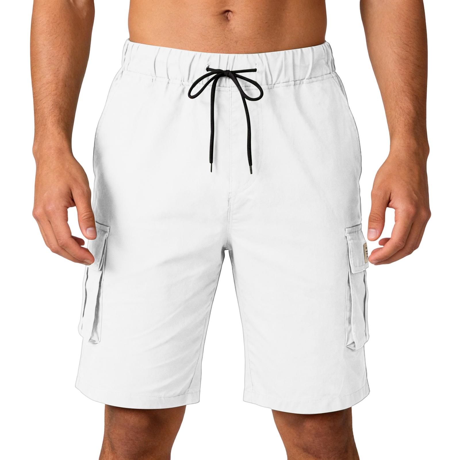

Men s Loose Beach Shorts/Cargo Shorts XS світло-сірий колір
