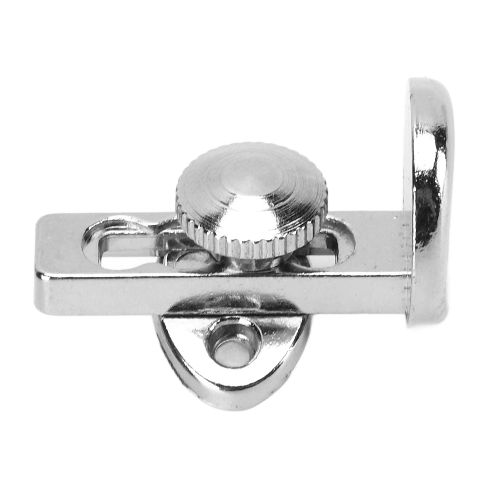 

Saxophone Thumb Support Adjustable Clarinet Metal Finger Rest Cushion Protector with Screws