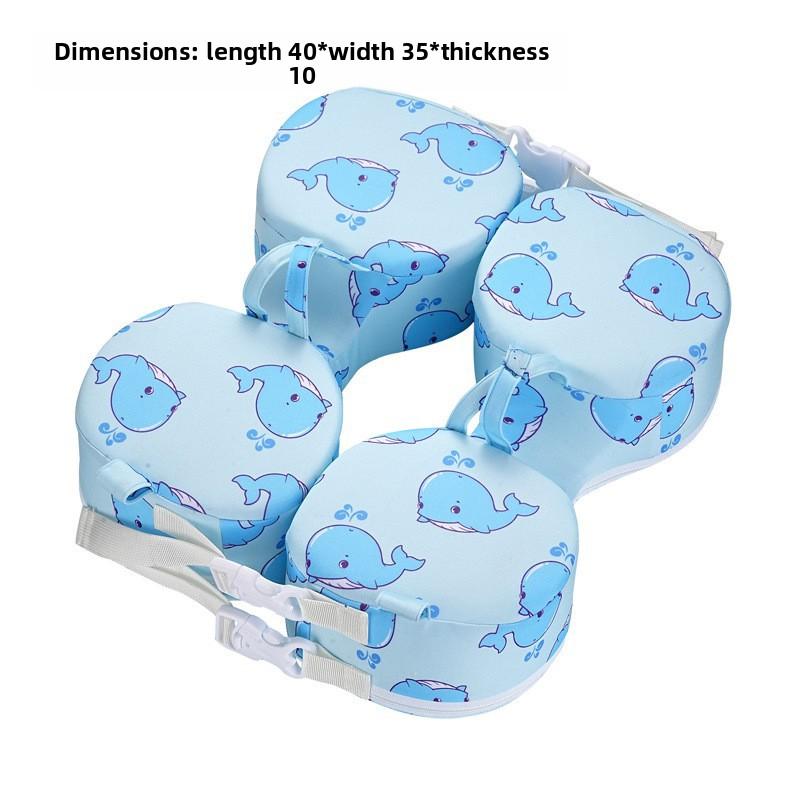 

Baby Swimming Ring Baby Bathing Anti-rollover Non-inflatable Arm Underarm Ring Children s Buoyancy Life Jacket Blue whale