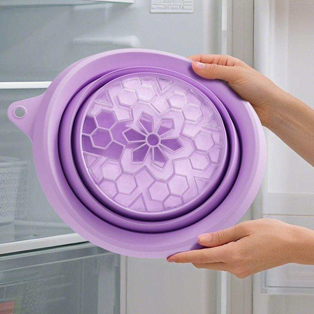 Foldable Face Ice Bath Bowl Stress Relief Rapid Cooling Washbasin  for Women Girls