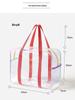 Pink Transparent Large-Capacity Waterproof Toiletry Bag for Beach & Travel