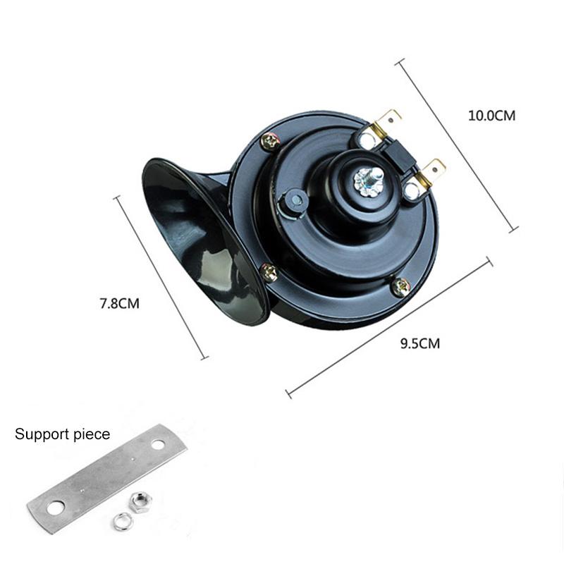 12V48V Super Loud Motorcycle Waterproof Snail Horn Sound Monophonic Scooters Motorcycle Accessorie Electric Moped Horn Universal