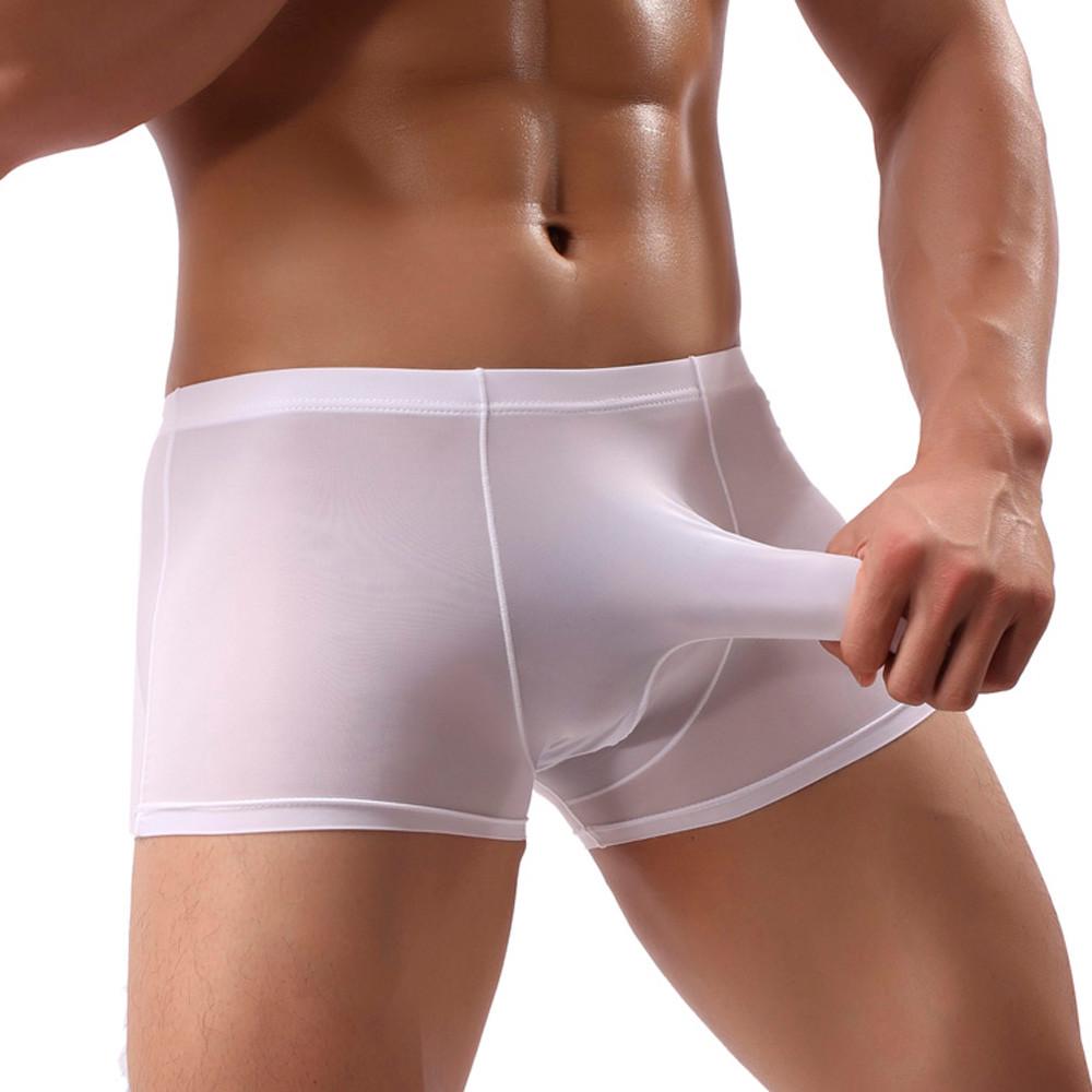 Wilkk Sexy Herre Elephant Bulge Briefs G-String Undertøy Undertøy Veske T Lingerie Shorts Underbukse