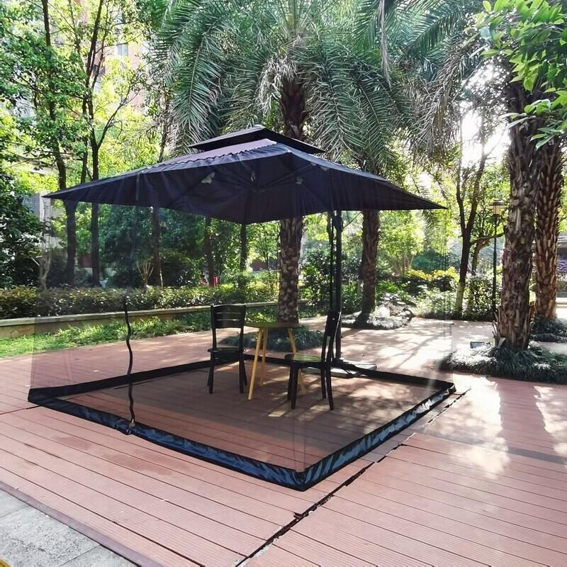 Outdoor Patio Umbrella Mosquito & Sunshade Netting