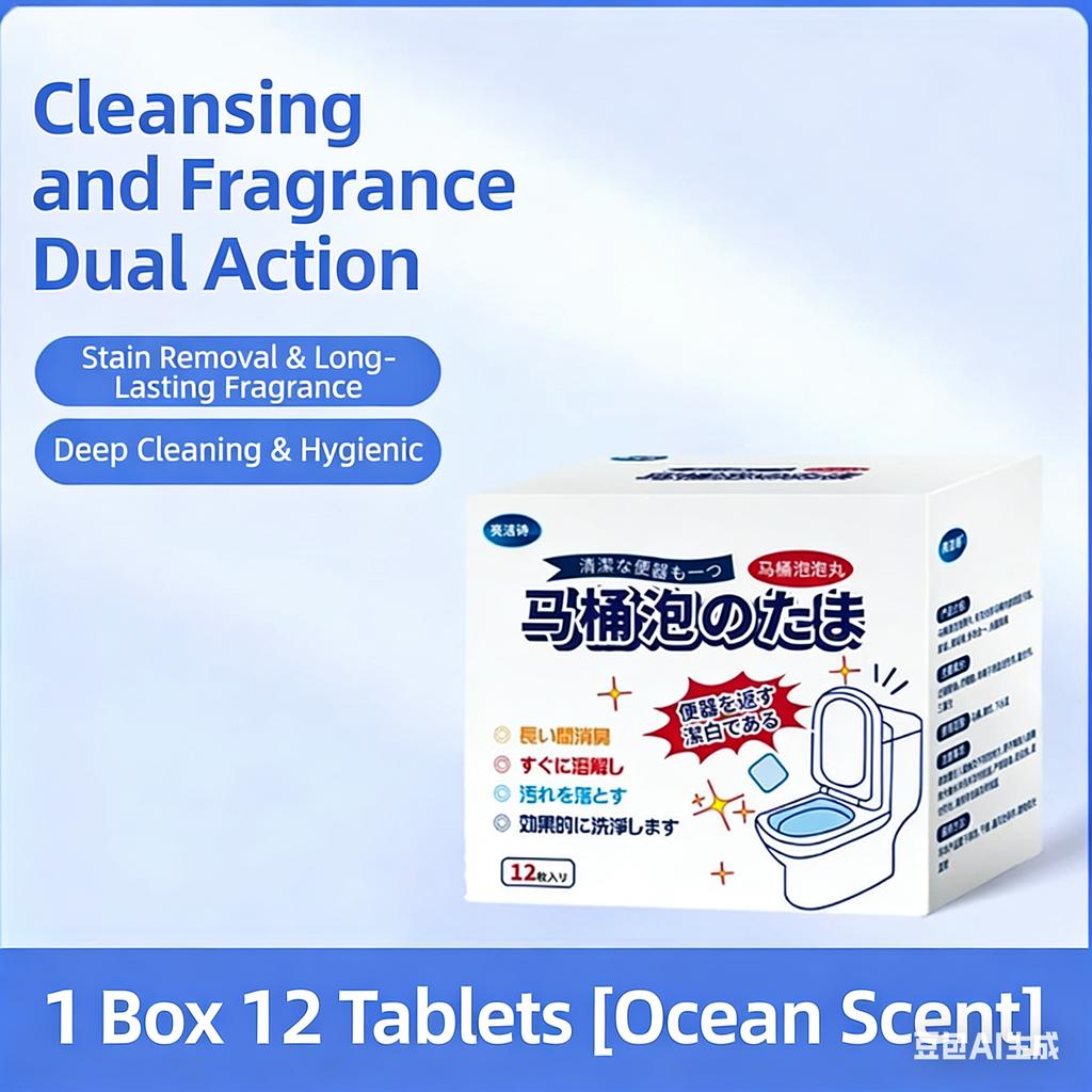 Toilet Deodorant Effervescent Tablets Powerful Bathroom Cleaner Removes Odor Limescale Urine Stains Yellow Marks Freshens Air