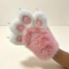 Warme Cosplay Kostüm Handschuhe Pelzige Katzenpfoten Fäustlinge Cartoon Plüsch Katzenpfoten Handschuhe Bühnenauftritt