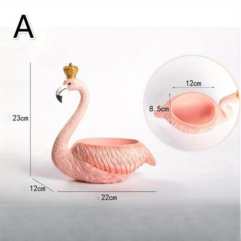 

1 шт., креативные изделия из смолы, крыльцо, дома, украшения для хранения, ящик для хранения украшений с фламинго Empress Flamingo