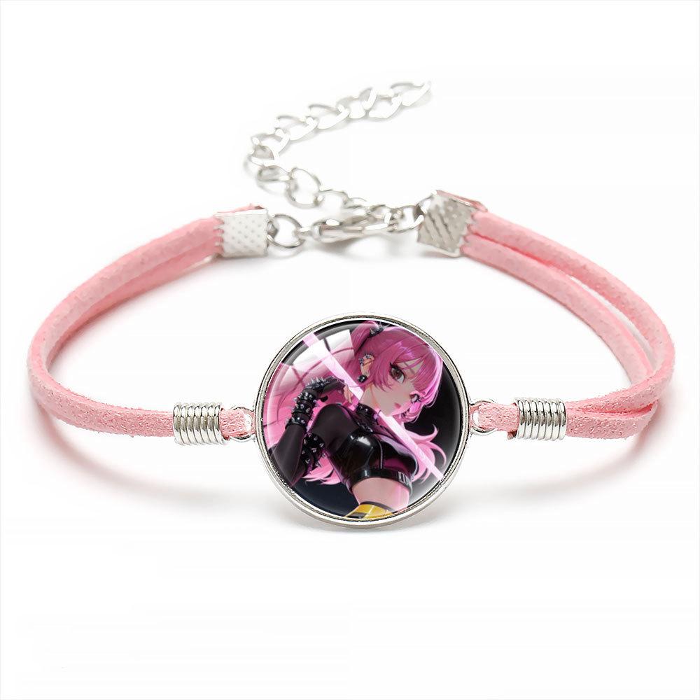 Rumi Zoey Mira Velvet Rope Bracelet Fashion Simple Crystal Jewelry