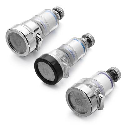 3 Modes Water-saving Tap Filter Head Diffuser Purify Conn Adjustable Faucet Nozzle Kitchen 360° Rotation Swivel Sprayer Aerator