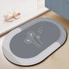 Absorbent Bathroom Bath Mat Printed Anti-slip Shower Rug Quick Drying Bath Mats Househol Floor Pad Entrance Bathtub Door Carpet