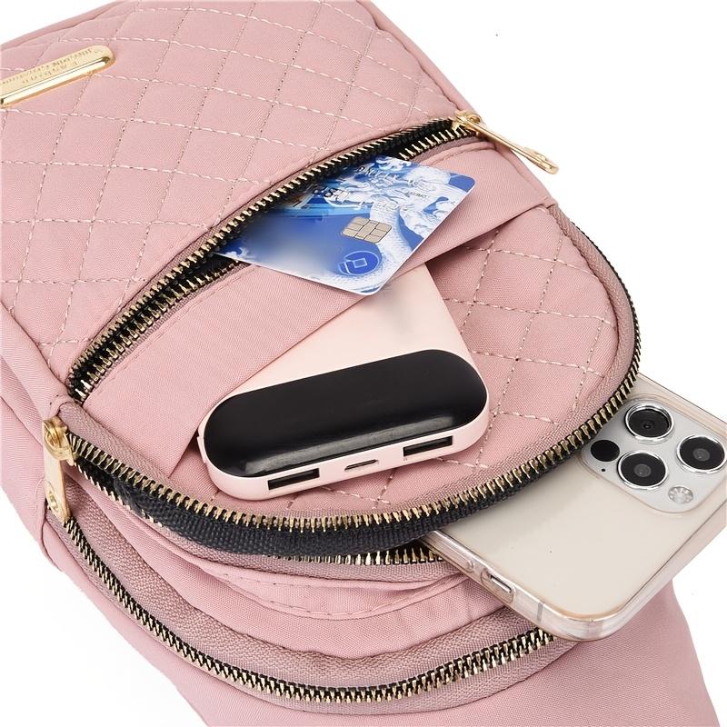 Lightweight Quilted Casual Chest Bag, Foldable Portable Trendy Versatile Tote Shoulder Bag, Ideal for Daily Use, Travel, Outdoor