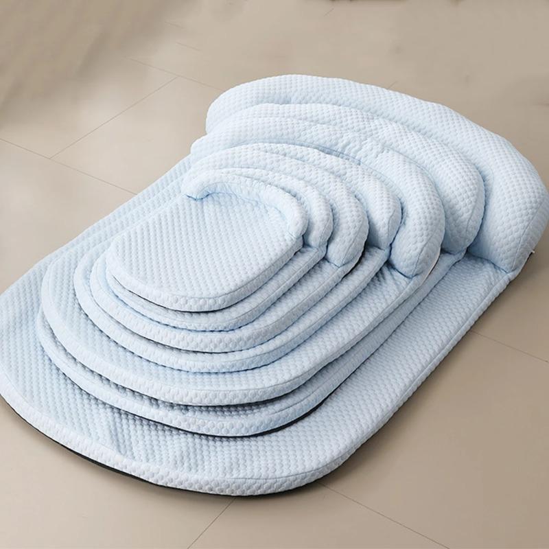 Neue Sommer Kühlmatte für Haustiere - Atmungsaktive Eisbohnenmatte für Hunde Katzen Belüftetes Hundebett Katzenbett für Heißes Wetter Wiederverwendbare Haustier Kühlmatte