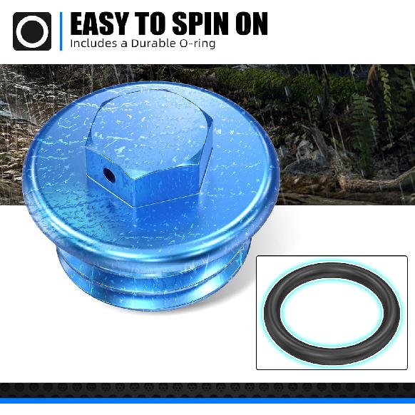 NICECNC Blauer Motoröl-Einfüllschraube Kappe Schraube Kompatibel mit Husqvarna 701 Enduro/Supermoto 2016-2023 TC/TE/TX/FE/FC/FX/FS 125-501 2014-2023