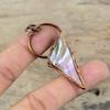 Abalone Muschel Rohanhänger Elektroformed Kupfer Anhänger Brandneuer Anhänger Elektroformed Schmuck Handgemacht Echt Edelstein Anhänger Geschenk für Mama