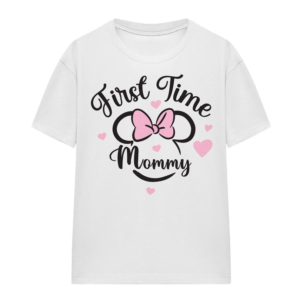 Minnie Mouse Unisex Adult First Time Mommy T-Shirt