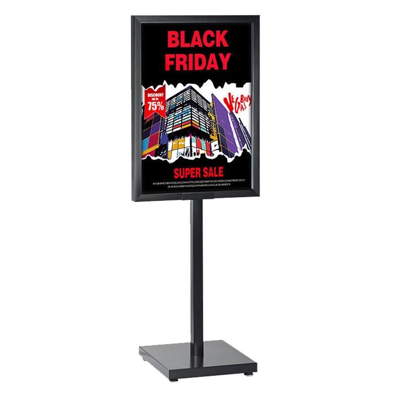 UKGF Aluminum Alloy Floor Standing Poster Display Stand
