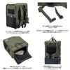MANDARINE BROTHERS Brixton Carry Backpack BRIXTON CARRY BACKPACK Dog Backpack Carry Pet (KHAKI)