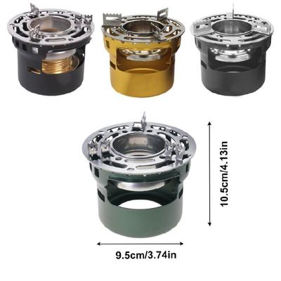 Portable Alcohols Burners Picnics BBQ Furnaces Outdoor Windproof Camp Stove for Outdoor Camp Hiking Backpacking