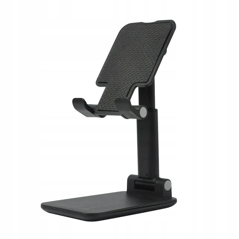 Stand Tablet Phone Holder For Desk Foldable 4-13" Black