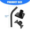 Weatherproof Pipe Adapter Stand For Internet Antennas 360 Degree Adjustable Mounting System For Fixed Wireless Terminals
