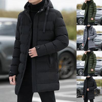 Men's Hoodie  Winter Zipper Fashion Color Coat Top Coat