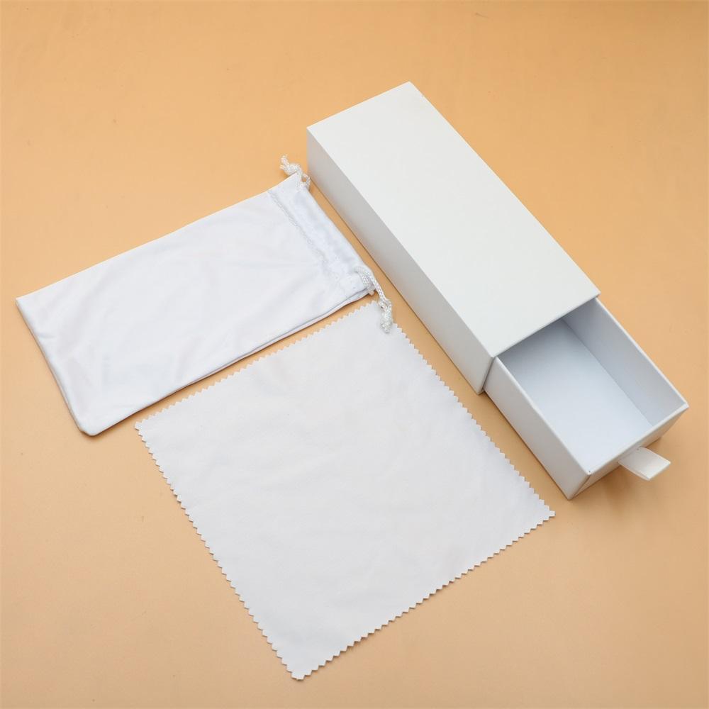 Rectangular Solid Color Drawer-Type Eyeglass Case - Portable, Pressure-Resistant Sunglasses Holder.
