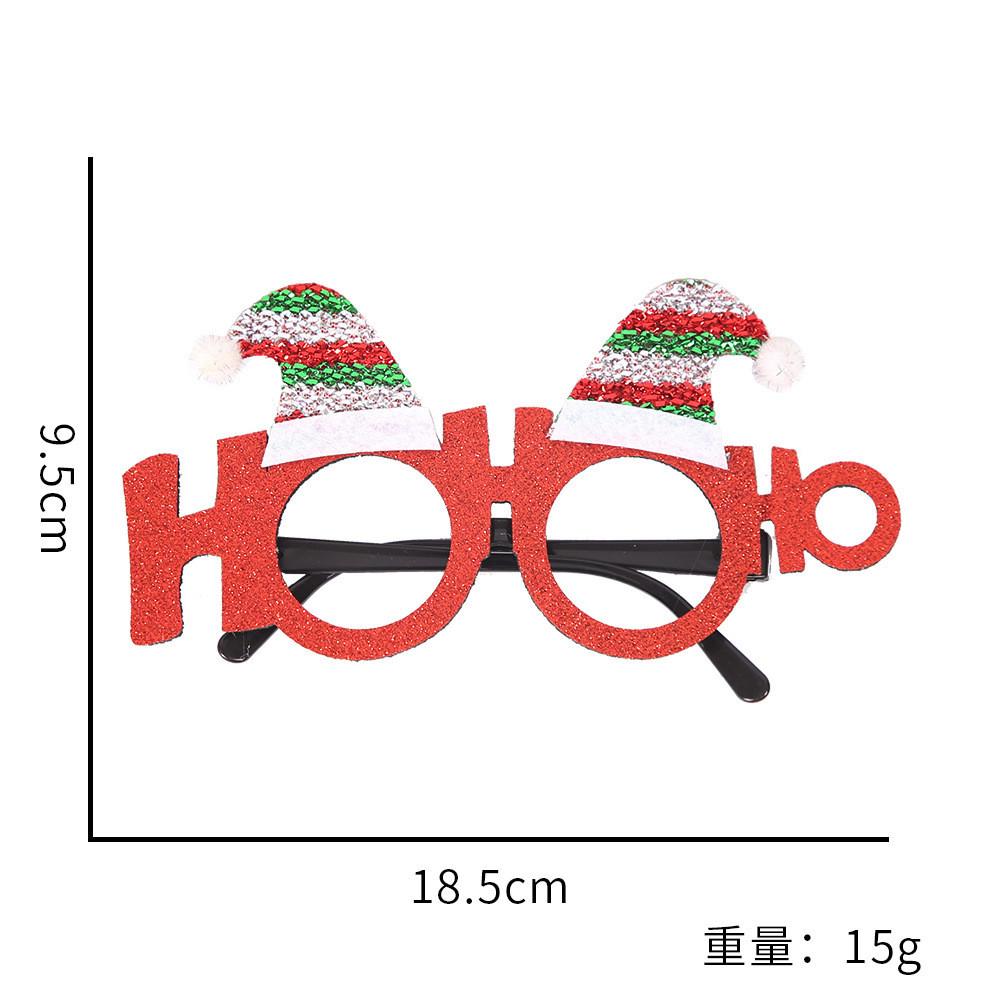 Handmade Plastic Colorful Christmas Glasses Perfect For Kids Featuring Cheerful Santa And Designs Reindeer
