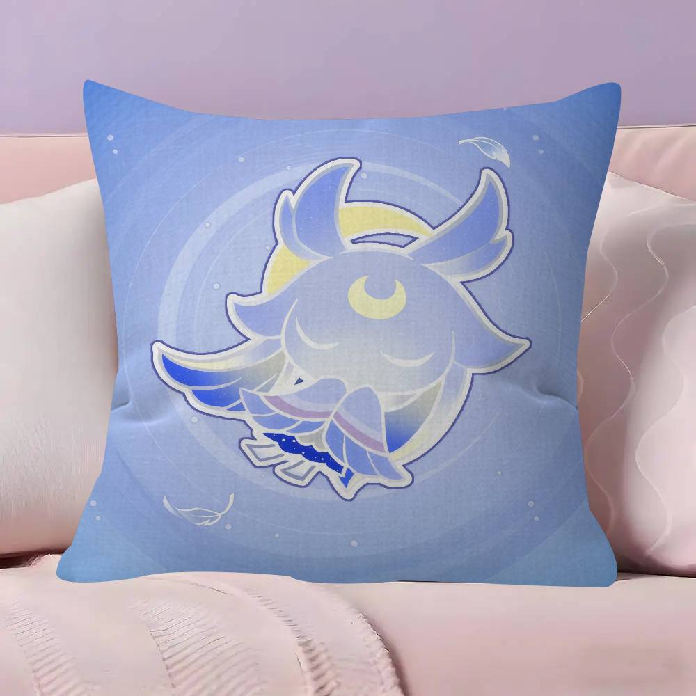 Genshin Impact Columbina cushion  Pillow Cover Design cushion Cover decor Holiday Decorati