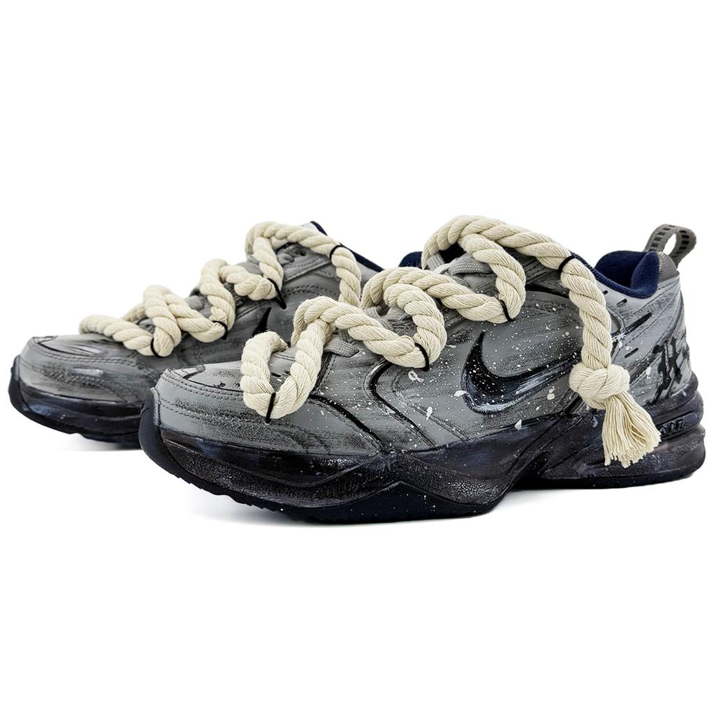 Nike Air Monarch 4 Suixin, Hemp Rope Gothic Cushioning Abrasion Resistant Cushioning, Wear Resistant Low top 415445-102(Team45-)