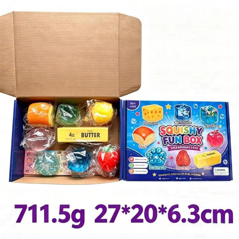 Chiristmas Dumpling Squishy  Advent Calendar Slow Rising Stress Relief Sensory Fidget Countdown Calendar Gift Party Favors