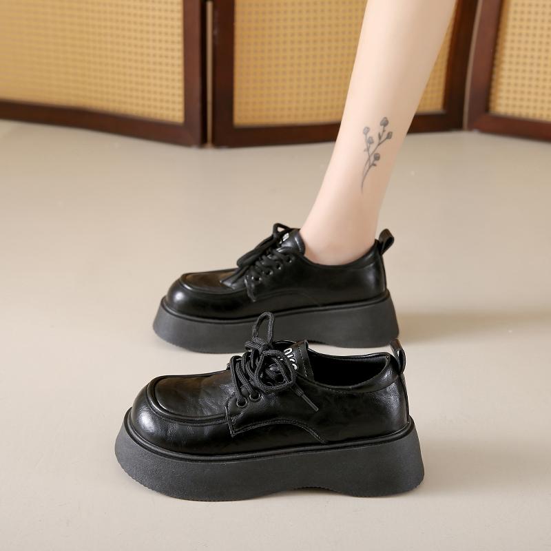 Fashion CRLAYDK Vintage Loafers for Women Platform Slip On Fashion Comfort Business Casual Shoes Dressy Office Work Leather Shoes