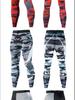 Collants de fitness à séchage rapide pour hommes - Pantalons de yoga et de course à pied à imprimé numérique