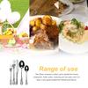 Silbernes Besteckset Edelstahl Geschirr Westliches Luxus Dinner Set Spiegel Elegant Messer Gabel Löffel Besteck für Kinder