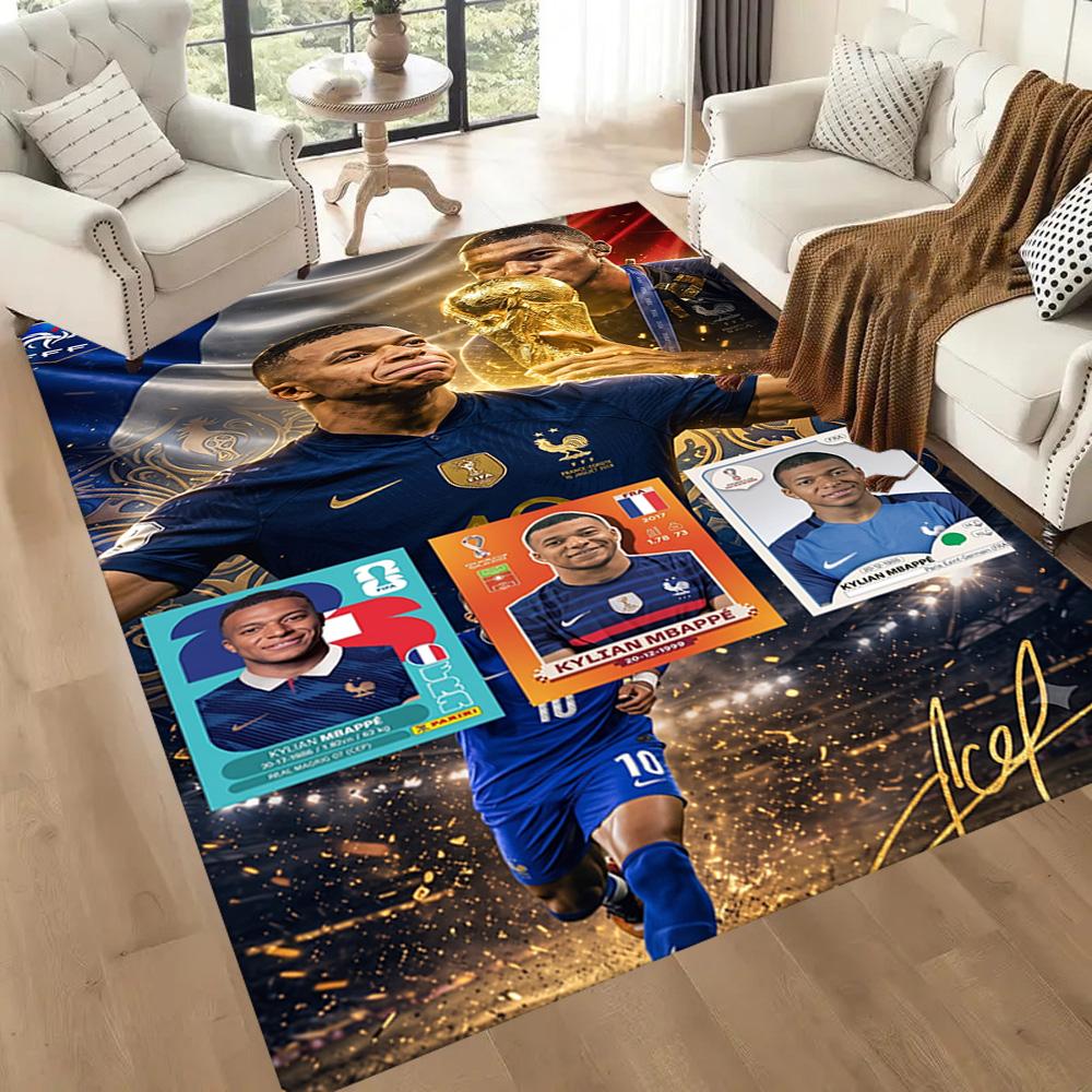 Mbappe 257 Area Rug Perfect for Foyer Decorate room Living Rooms Balcony Antislip Carpet Decorate Offices Perfect Birthday/Christmas Gift Idea