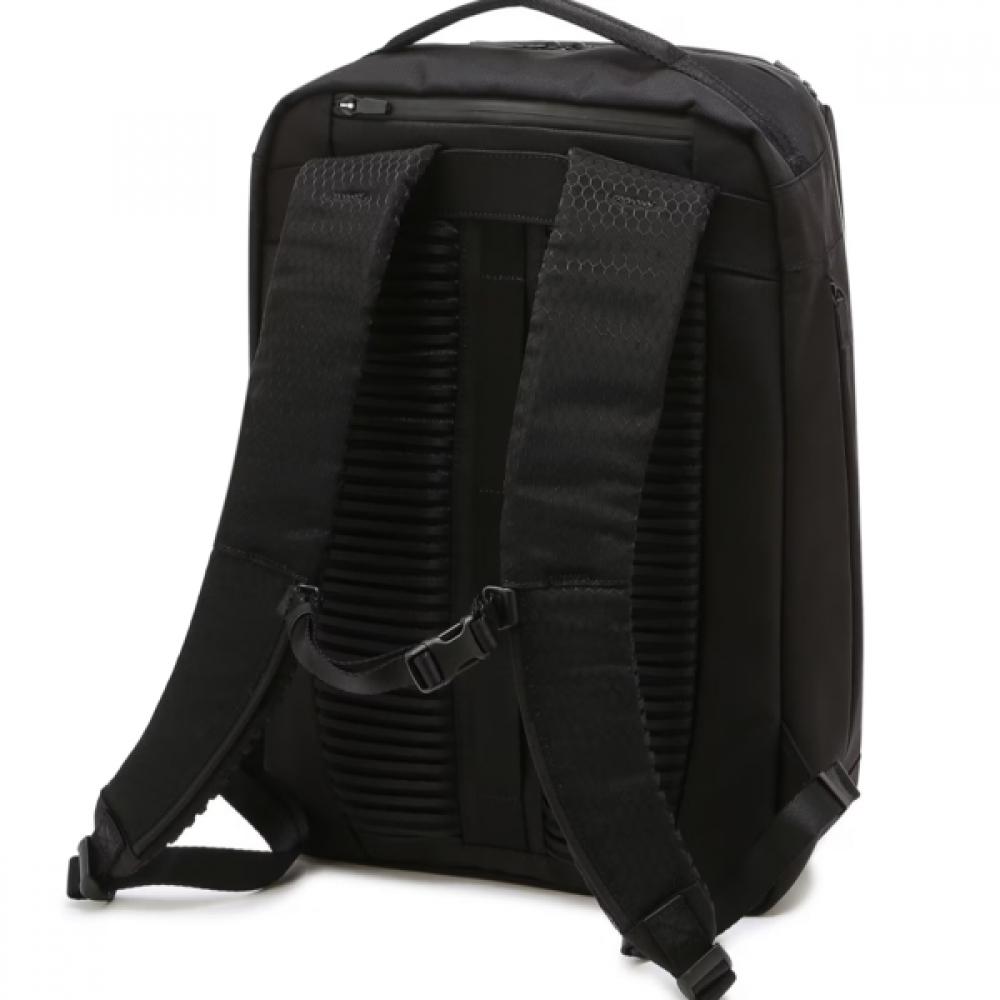 Daks Black Embossed Logo Nylon Backpack Dbba6e773bk
