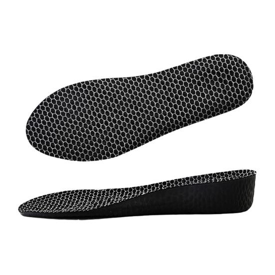 Inner Heightening Insole Cushioned Foam for Men Women Shock Absorption Arch Massage Support for Running Walking Fitness