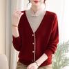 2025 Women's Plus Size Elegant Velvet-Lined Winter Sweater