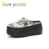 Жіноче повсякденне взуття Модне повсякденне на товстій підошві Водонепроникна платформа Зручне весна літо осінь осінь Студентська мода повсякденне взуття